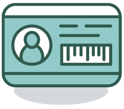 identification card icon